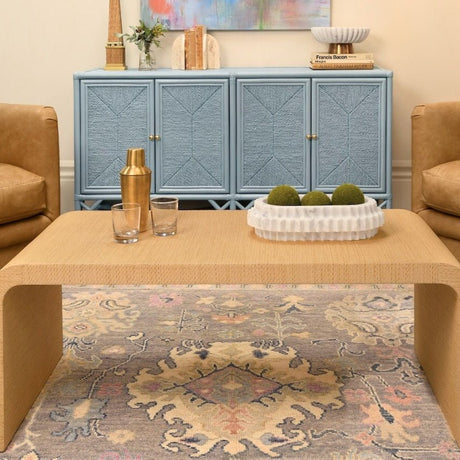 Worlds Away Eleanor Light Blue Cabinet - Buffet, Console or Cabinet - Lifestyle View 1