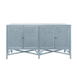 Worlds Away Eleanor Light Blue Cabinet - Buffet, Console or Cabinet - Front View