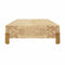 Worlds Away Enid Burlwood Coffee Table | Occasional Tables at Fig Linens and Home - View 4