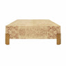 Worlds Away Enid Burlwood Coffee Table | Occasional Tables at Fig Linens and Home - View 4
