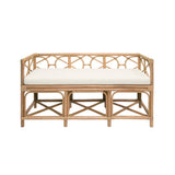 Worlds Away Ferguson Natural Bench at Fig Linens and Home 1
