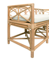 Worlds Away Ferguson Natural Bench at Fig Linens and Home 1 - Detail 