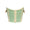 Worlds Away Small Frond Wastebasket | Lion Handles Bin at Fig Linens and Home - Main Image
