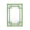 Worlds Away Geneva Sage Green Wall Mirror | Rattan at Fig Linens and Home - Front View