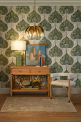 Worlds Away Gideon Natural Console Table 35"H x 45.25"W x 16.25"D Natural at FIG LINENS AND HOME 6