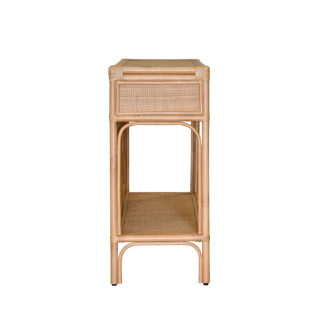 Worlds Away Gideon Natural Console Table 35"H x 45.25"W x 16.25"D Natural at FIG LINENS AND HOME 7