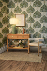 Worlds Away Gideon Natural Console Table 35"H x 45.25"W x 16.25"D Natural at FIG LINENS AND HOME 8
