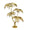 Worlds Away Gilda Oversize Palm Tree Floor Lamp In Antique Brass 61" H x 40.2" W  x 45.3" D Antique Brass at FIG LINENS AND HOME 5