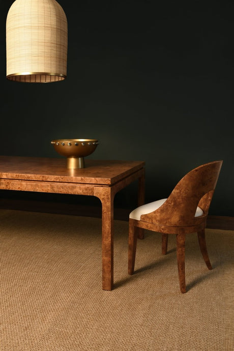 Worlds Away Laken Rattan Chandelier 27"H x "W x "D Natural Rattan & Satin Brass Hardware at FIG LINENS AND HOME 4