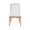 Worlds Away Lanister Cerused Oak Dining Chair at Fig Linens and Home - Front View
