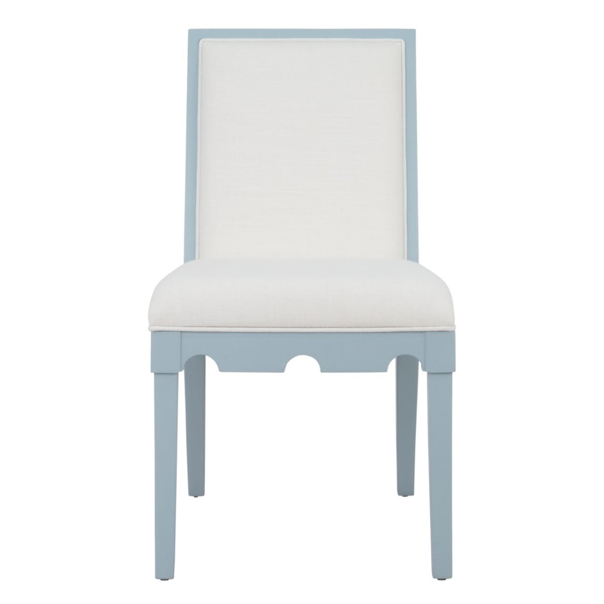 Worlds Away Lanister Light Blue Dining Chair at Fig Linens and Home 2