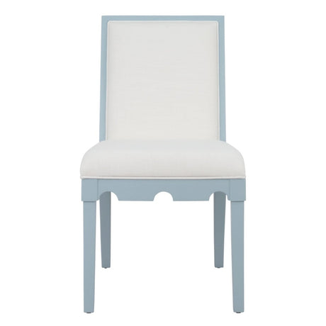 Worlds Away Lanister Light Blue Dining Chair at Fig Linens and Home 2