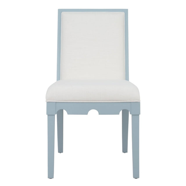 Worlds Away Lanister Light Blue Dining Chair at Fig Linens and Home 2