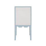 Worlds Away Lanister Light Blue Dining Chair at Fig Linens and Home 5