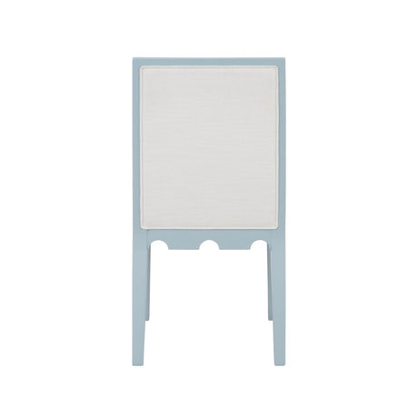 Worlds Away Lanister Light Blue Dining Chair at Fig Linens and Home 5
