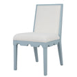 Worlds Away Lanister Light Blue Dining Chair at Fig Linens and Home 3