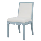 Worlds Away Lanister Light Blue Dining Chair at Fig Linens and Home 3