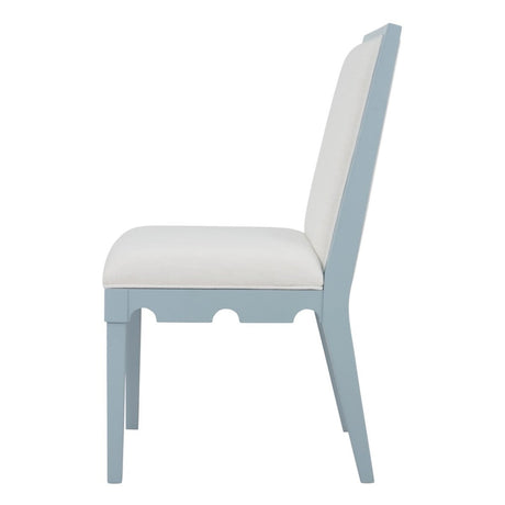 Worlds Away Lanister Light Blue Dining Chair at Fig Linens and Home 4