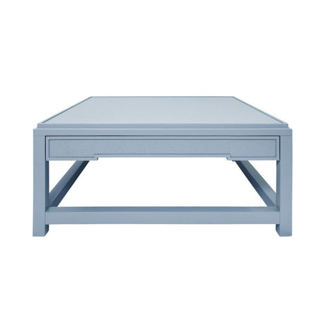 Worlds Away Locklin Light Blue Coffee Table at Fig Linens and Home 2