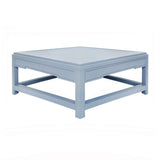 Worlds Away Locklin Light Blue Coffee Table at Fig Linens and Home 1