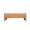 Worlds Away Maldives Bench | Water Hyacinth & Performance Linen at Fig Linens and Home - Front View