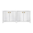 Worlds Away Miffy White Buffet Table | Sideboards at Fig Linens and Home 2