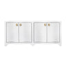 Worlds Away Miffy White Buffet Table | Sideboards at Fig Linens and Home 2