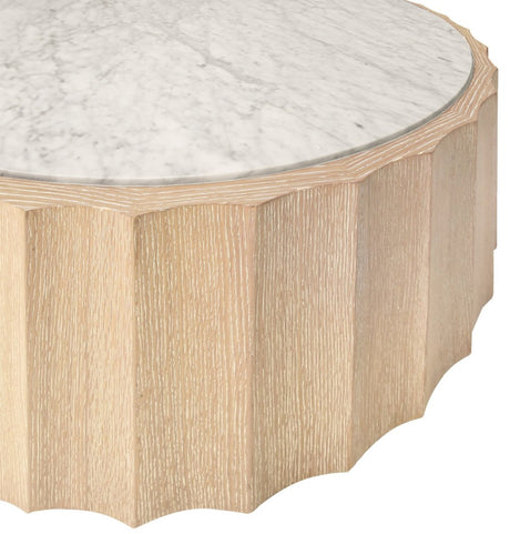 Worlds Away Moore Cerused Oak Coffee Table at Fig Linens and Home 2