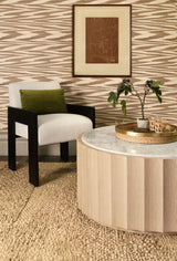 Worlds Away Moore Cerused Oak Coffee Table - Lifestyle at Fig Linens and Home