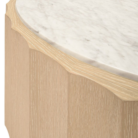 Worlds Away Moore Cerused Oak Coffee Table at Fig Linens and Home 6