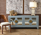 Worlds Away Rafferty Dark Burlwood Dining Chair - Lifestyle 2 - Fig Linens and Home