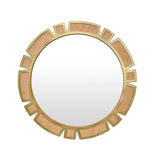 Worlds Away Sunday Round Modern Suburst Wall Mirror at Fig Linens and Home 1