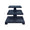 Worlds Away Tatiana Navy Blue Side Table | Blue Occasional Tables at Fig Linens and Home 1