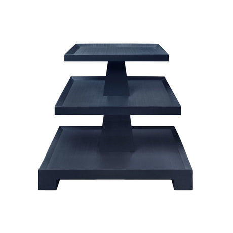 Worlds Away Tatiana Navy Blue Side Table | Blue Occasional Tables at Fig Linens and Home 1