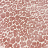 X Bench Gold Pink Leopard Velvet by Worlds Away at Fig Linens and Home 2