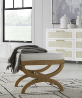 Xanadu Stool in Natural Rope by Worlds Away - Lifestyle at Fig Linens and Home 1
