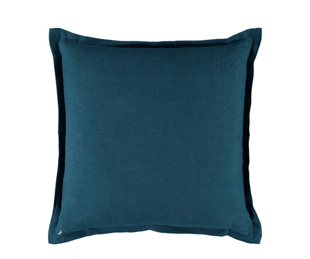 William Yeoward Alexi Peacock Decorative Pillow with Solid Reverse