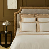 Apollon Dune Duvet Cover by Yves Delorme King Duvet Cover Dune at FIG LINENS AND HOME 4