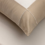 Apollon Dune Pillow Sham by Yves Delorme Boudoir Sham Dune at FIG LINENS AND HOME 9