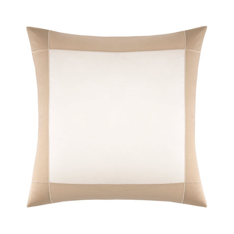 Apollon Dune Pillow Sham by Yves Delorme Euro Sham Dune at FIG LINENS AND HOME 1