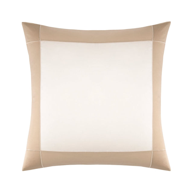 Apollon Dune Pillow Sham by Yves Delorme Euro Sham Dune at FIG LINENS AND HOME 1