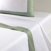 Apollon Veronese Flat Sheet by Yves Delorme King Flat Sheet Veronese at FIG LINENS AND HOME 1