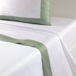 Apollon Veronese Flat Sheet by Yves Delorme King Flat Sheet Veronese at FIG LINENS AND HOME 1