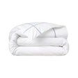 Athena Celeste Bedding by Yves Delorme Duvet Cover King 111 x 92 Celeste at FIG LINENS AND HOME 24