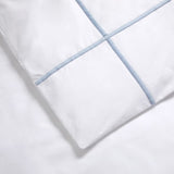 Athena Celeste Bedding by Yves Delorme Duvet Cover King 111 x 92 Celeste at FIG LINENS AND HOME 31
