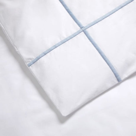Athena Celeste Bedding by Yves Delorme Duvet Cover King 111 x 92 Celeste at FIG LINENS AND HOME 36