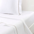 Athena Kaki Flat Sheet by Yves Delorme