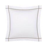 Euro Sham - Athena Kaki Percale Cotton Bedding by Yves Delorme