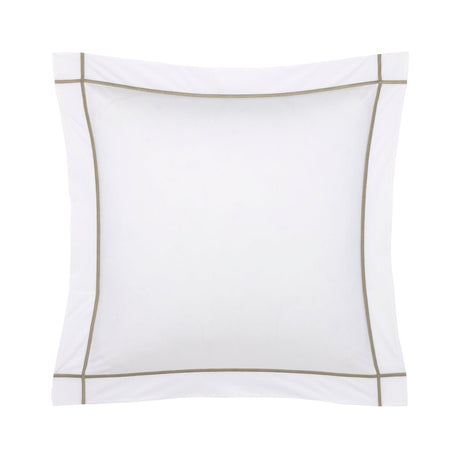 Euro Sham - Athena Kaki Percale Cotton Bedding by Yves Delorme