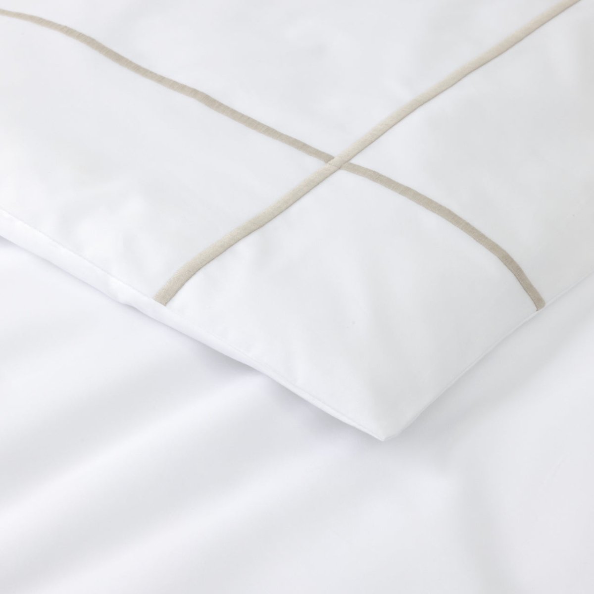 Athena Loutre Duvet Cover by Yves Delorme King Duvet Cover Loutre at FIG LINENS AND HOME 3